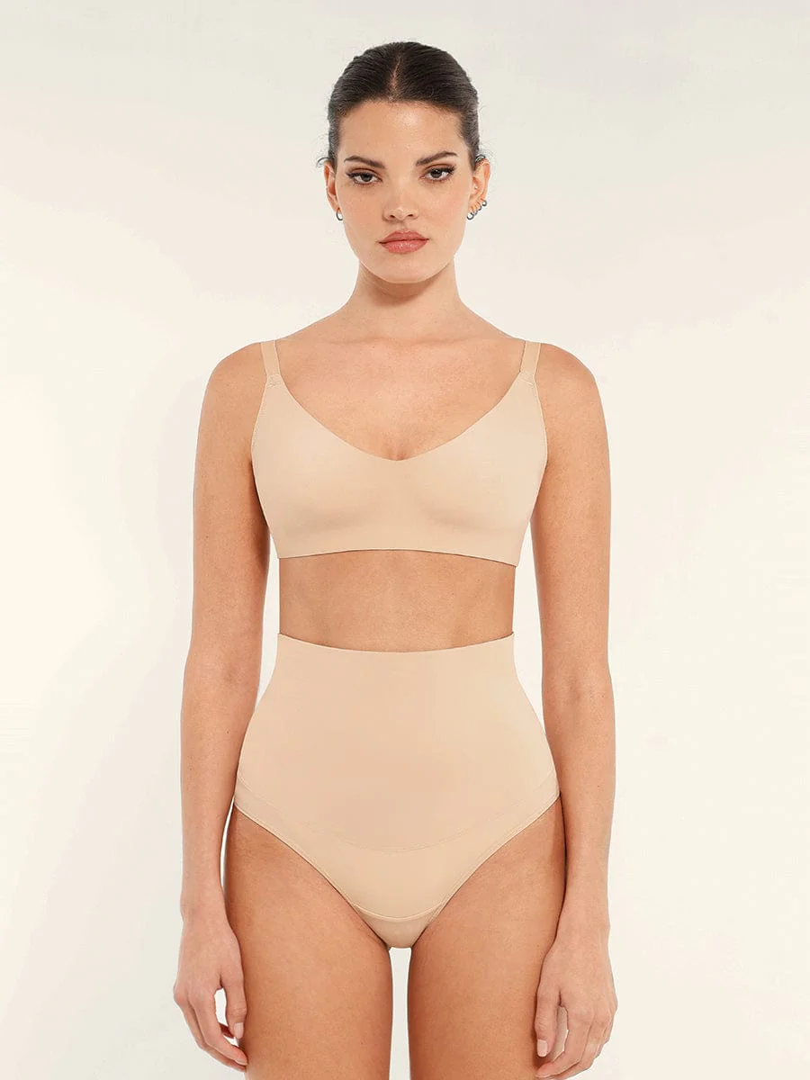 Sømløs bralette med V-utringning - Image 25